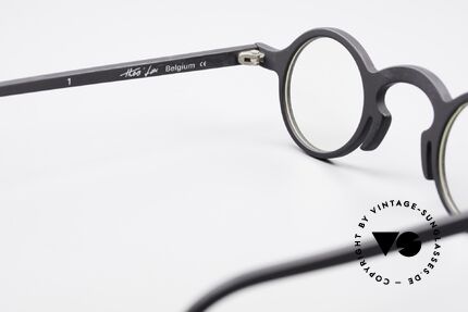 Theo Belgium Fax Vintage Designer Specs Round, clear DEMO lenses should be replaced with prescriptions, Made for Men and Women