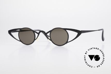 Theo Belgium Saturnus Round Designer Sunglasses Details
