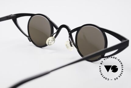Theo Belgium Saturnus Round Designer Sunglasses, Size: large, Made for Women