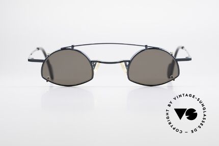 Theo Belgium Poco Small Frame With Clip On, brilliant model (semi-rimless) with clip on (rimmed), Made for Men and Women
