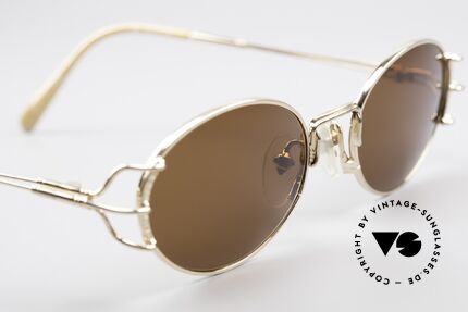 Jean Paul Gaultier 55-6104 Oval Designer Sunglasses, unworn (like all our vintage 90's JPG designer glasses), Made for Men and Women