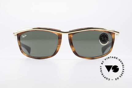 Ray Ban Olympian I Sporty USA B&L Sunglasses, striking shape & perfect XL fit (high-end quality), Made for Men