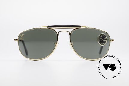Ray Ban Sport Metal 1992 Rare Olympic Series B&L USA, size 61°15 with legendary Bausch&Lomb mineral lenses, Made for Men