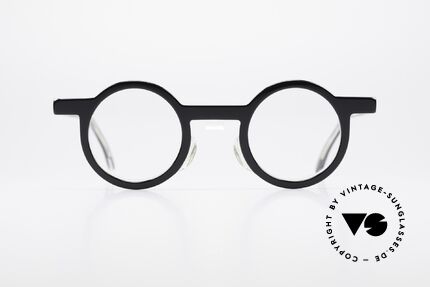 Glasses Theo Belgium Phily Round Designer Eyeglasses