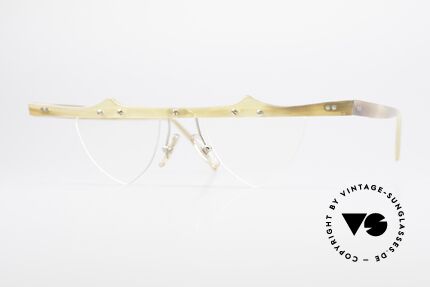 Theo Belgium Eta Heart Glasses Buffalo Horn Details