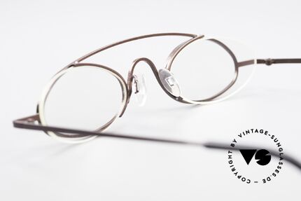 Theo Belgium Hababa Rimless Rimmed Frame Oval, unworn, one of a kind, Theo specs for all who dare ;), Made for Men and Women