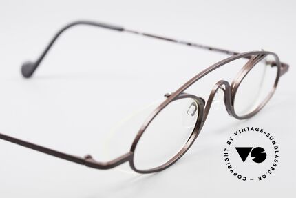 Theo Belgium Hababa Rimless Rimmed Frame Oval, demo lenses can be replaced with lenses of any kind, Made for Men and Women