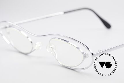 Theo Belgium Mama Vintage Glasses For Mama, fancy 1990's metal eyeglasses in top-quality; art object!, Made for Women