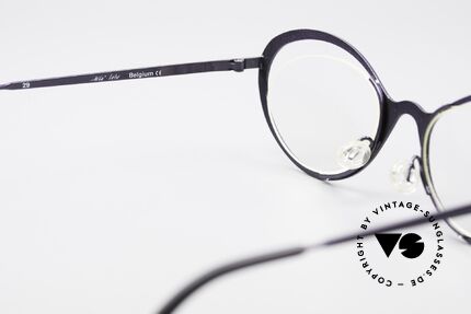Theo Belgium LuLu Rimless Cateye Glasses 90's, NO RETRO frame; but a rare 20 years old ORIGINAL, Made for Women
