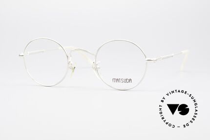 Matsuda 2872 Round 90's Designer Glasses, round vintage designer glasses by Matsuda from the 90's, Made for Men and Women