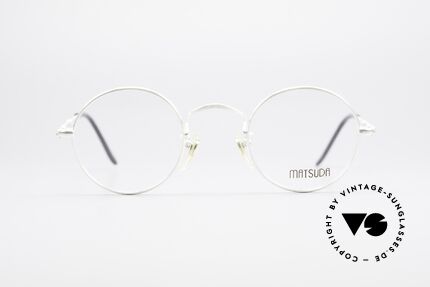 Matsuda 2872 90's Designer Glasses Round, outstanding craftsmanship by the Japanese manufactory, Made for Men and Women