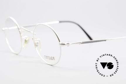 Matsuda 2872 90's Designer Glasses Round, costly 'design elements' decorate the frame (size 44-24), Made for Men and Women