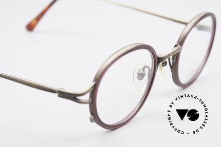 Matsuda 2835 Round 90's Eyeglass-Frame, unworn rarity (a 'must have' for all lovers of quality), Made for Men and Women