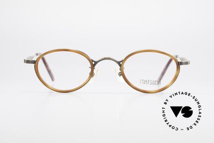 Matsuda 10401 Vintage Eyeglass-Frame Oval, high-end quality = a matter of course for Matsuda, Made for Men and Women