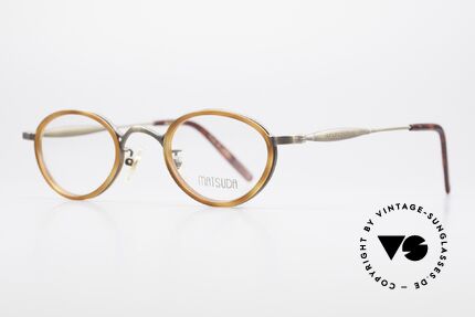 Matsuda 10401 Vintage Eyeglass-Frame Oval, finest components and TOP-NOTCH craftsmanship, Made for Men and Women