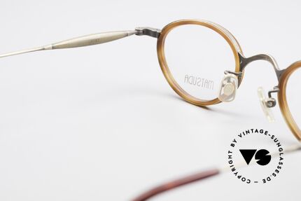 Matsuda 10401 Vintage Eyeglass-Frame Oval, NO retro glasses, but a 20 years old designer piece, Made for Men and Women
