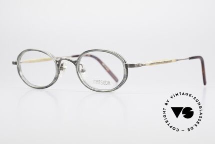 Matsuda 10402 Oval Vintage Eyeglass-Frame, finest components and TOP-NOTCH craftsmanship, Made for Men and Women