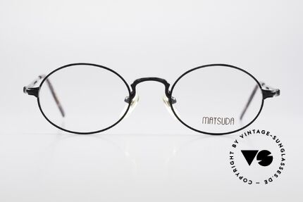 Matsuda 2876 Rare Vintage Eyeglasses Oval, high-end quality = a matter of course for Matsuda, Made for Men and Women