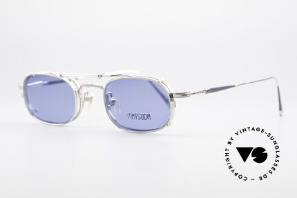 Matsuda 10108 Steampunk Sunglasses 90's, many very interesting  "retro-futuristic" frame elements, Made for Men