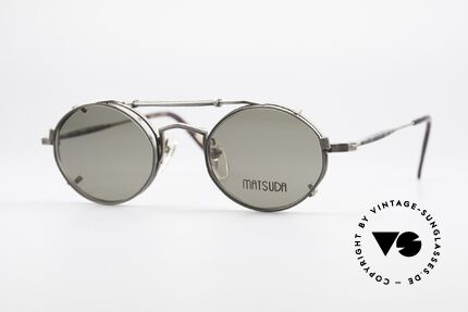 Matsuda 10101 Steampunk Shades Vintage, vintage Matsuda designer eyeglasses from the mid 90's, Made for Men