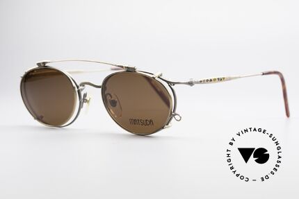 Matsuda 2853 Steampunk Vintage Shades, many very interesting  "retro-futuristic" frame elements, Made for Men