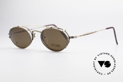 Matsuda 10102 Vintage Steampunk Shades, e.g. Sarah Connor wore Matsuda shades in Terminator 2, Made for Men