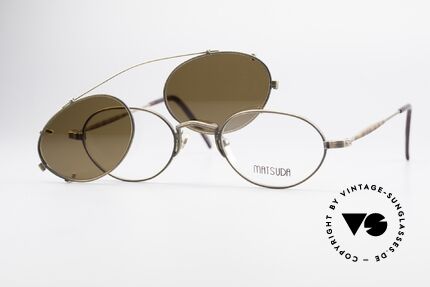Matsuda 10102 Vintage Steampunk Shades, Size: small, Made for Men