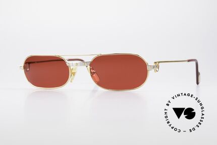 Cartier MUST Santos - M Luxury Sunglasses 3D Red, MUST: the first model of the Lunettes Collection '83, Made for Men Cartier MUST Santos - M Luxury Sunglasses 3D Red, MUST: the first model of the Lunettes Collection '83, Made for Men
