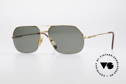 Cartier Orsay Luxury Vintage Sunglasses, striking Cartier vintage sunglasses; size 58°15, 135, Made for Men