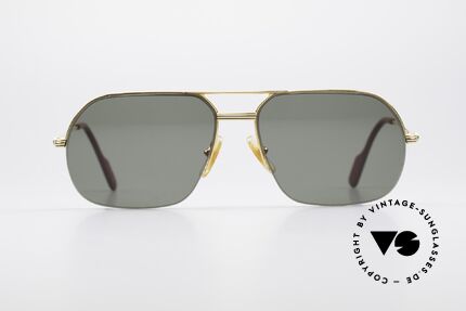 Cartier Orsay Luxury Vintage Sunglasses, model of the 'Semi-Rimless' Collection by CARTIER, Made for Men