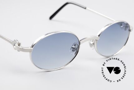 Cartier Spider Oval Luxury Sunglasses, with new blue-gradient sun lenses; 100% UV protect., Made for Men and Women