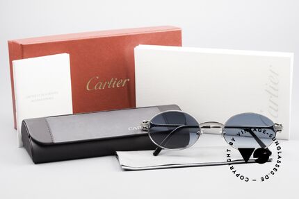 Cartier Spider Oval Luxury Sunglasses, NO RETRO eyewear; but an old original with packing, Made for Men and Women