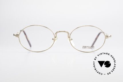 Matsuda 2876 Rare Oval Vintage Eyeglasses, high-end quality = a matter of course for Matsuda, Made for Men and Women