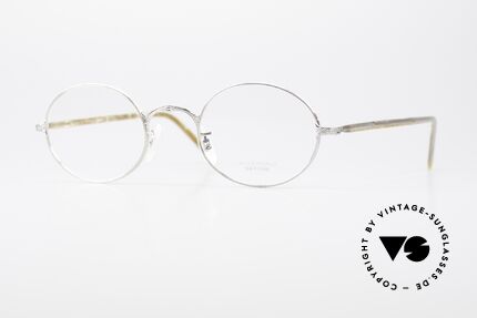 Oliver Peoples OP50V Oval 90's Eyeglasses Vintage, oval vintage Oliver Peoples eyeglasses of the 1990's, Made for Men and Women