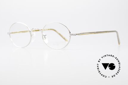 Oliver Peoples OP50V Oval 90's Eyeglasses Vintage, eyewear design inspired by the 20's Art Deco period, Made for Men and Women