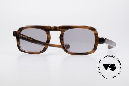 Robert La Roche 15 Rare 70's Folding Sunglasses, rare old vintage sunglasses by Robert La Roche, Made for Men