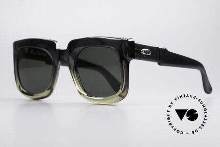 Christian Dior 1202 Monsieur 70's Optyl Shades, rarity with typical greenish 70's coloration in size 54/24, Made for Men