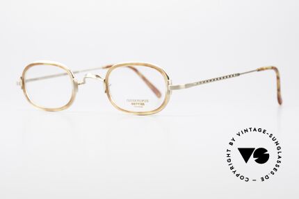 Oliver Peoples Fred Vintage Designer Frame Oval, interesting vintage model; timeless in coloring & form, Made for Men and Women