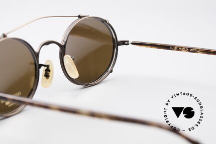 Oliver Peoples 5OVBR Vintage Frame With Clip On, unworn, NOS (like all our rare Oliver Peoples shades), Made for Men and Women