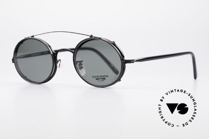 Oliver Peoples 68MBK Vintage Frame Sun Clip On, highly inspired by the spirit & esprit of Los Angeles, Made for Men and Women