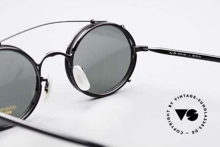 Oliver Peoples 68MBK Vintage Frame Sun Clip On, unworn, NOS (like all our rare Oliver Peoples shades), Made for Men and Women