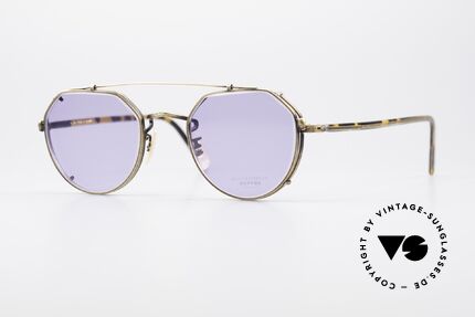 Oliver Peoples 12TAG Designer Frame Sun Clip On, vintage Oliver Peoples sunglasses from the mid 90's, Made for Men and Women
