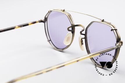 Oliver Peoples 12TAG Designer Frame Sun Clip On, NO RETRO fashion, but a unique 25 years old original!, Made for Men and Women