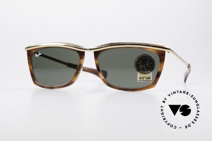 Ray Ban Olympian II B&L Ray-Ban USA Sunglasses, unisex model of the Ray Ban Olympian Collection, Made for Men and Women