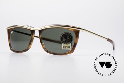 Ray Ban Olympian II B&L Ray-Ban USA Sunglasses, with B&L G15 mineral lenses; 100% UV protection, Made for Men and Women
