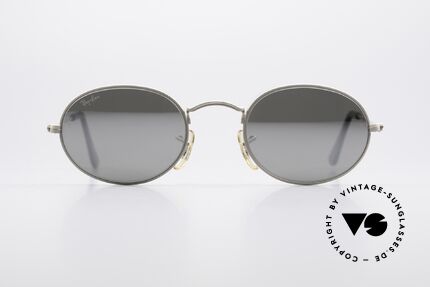 Ray Ban Classic Style I Silver Mirrored Sunglasses, oval vintage sunglasses with mirrored lenses, Made for Men and Women
