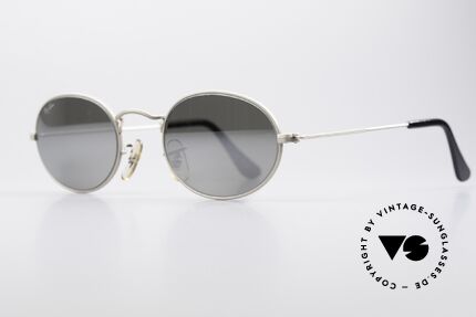 Ray Ban Classic Style I Silver Mirrored Sunglasses, best quality by Bausch&Lomb (B&L), 100% UV, Made for Men and Women