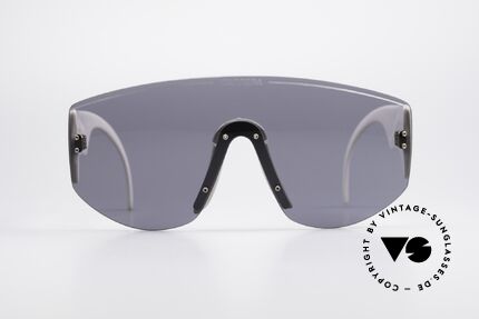 Carrera 5414 90's Sunglasses Sports Shades, rare model with one large single lens (panorama view), Made for Men