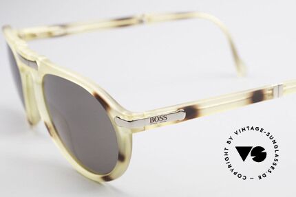 BOSS 5153 Vintage Folding Sunglasses 90's, typical 'Optyl shine' - as brilliant as just produced, Made for Men