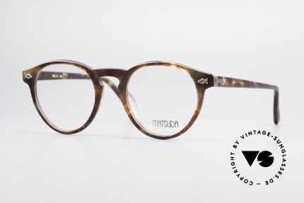 Matsuda 2303 Panto Vintage Eyeglasses, vintage Matsuda designer eyeglasses from the mid 90's, Made for Men and Women